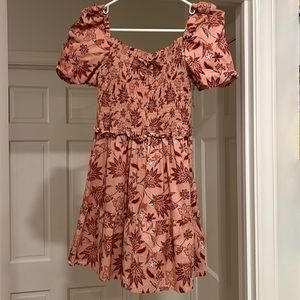 Floral Short Dress